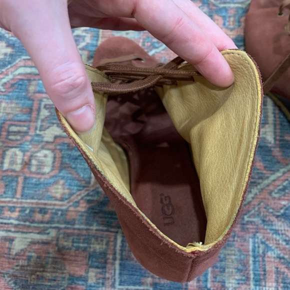 RARE Ugg Lace Up Boots - Picture 8 of 9